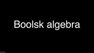 Link til LO151 1a Boolsk algebra