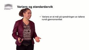 Link til Statistikk: Varians og standardavvik