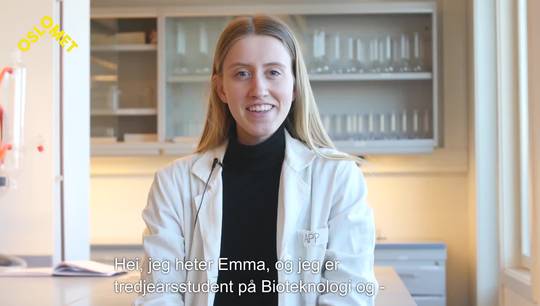 Link til Åpen dag: Bioteknologi og kjemiingeniør