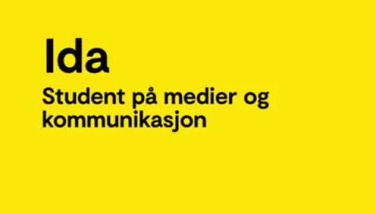 Link til Åpen dag: Medier og kommunikasjon